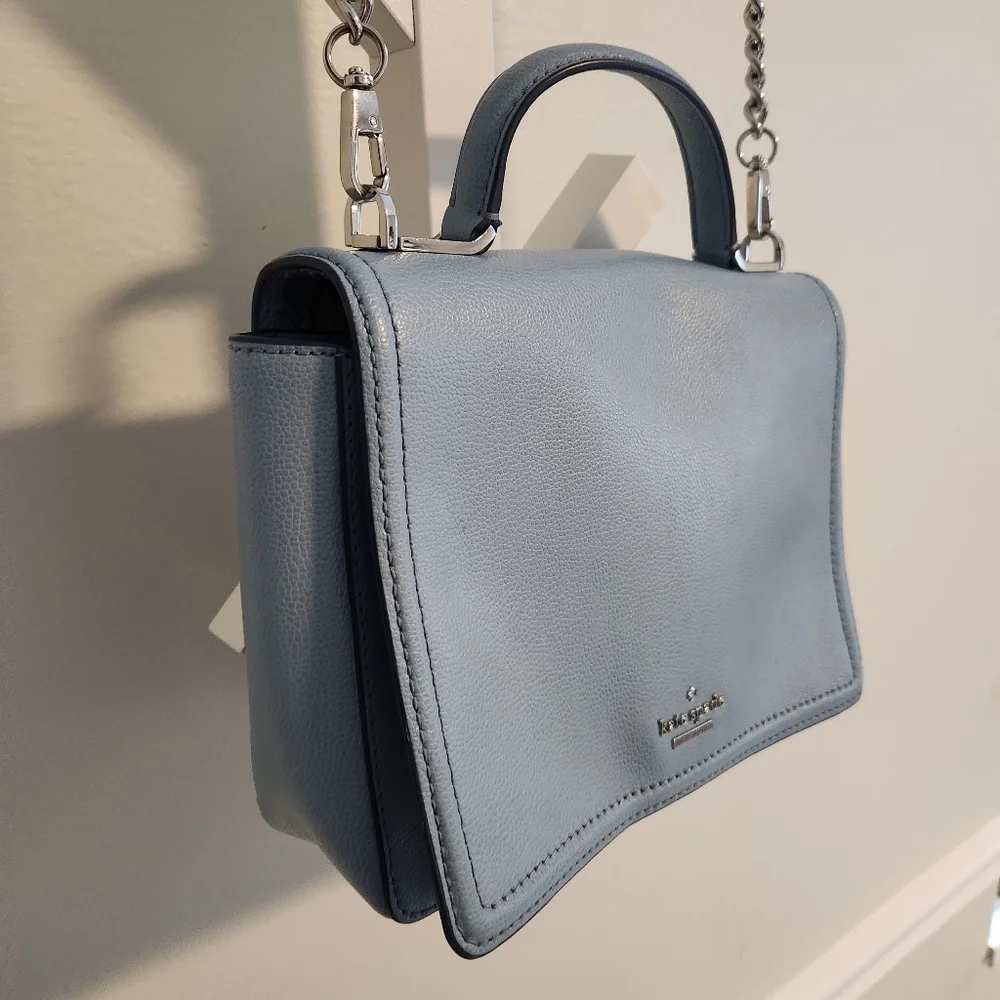Kate Spade Patterson Drive Medium Maisie Crossbody Bag -‎ Blue Dawn Leather